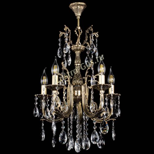 Люстра бронзовая Матильда №5/2 Журавлик в Сочи Гусь Хрустальный