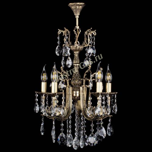 Люстра бронзовая Матильда №5/2 Звездочка в Сочи Гусь Хрустальный