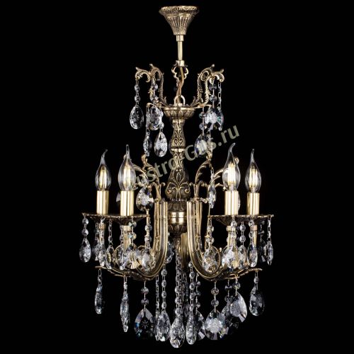 Люстра бронзовая Матильда №5/2 Звездочка в Сочи Гусь Хрустальный