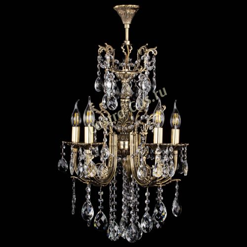 Люстра бронзовая Матильда №5/3 Баден в Сочи Гусь Хрустальный