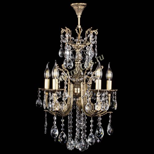 Люстра бронзовая Матильда №5/3 Баден в Сочи Гусь Хрустальный