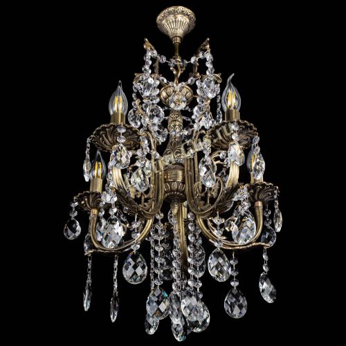 Люстра бронзовая Матильда №5/3 Баден в Сочи Гусь Хрустальный