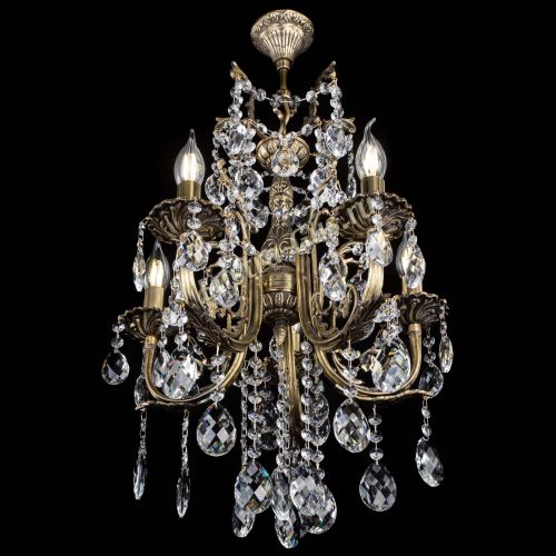 Люстра бронзовая Матильда №5/3 Баден в Сочи Гусь Хрустальный