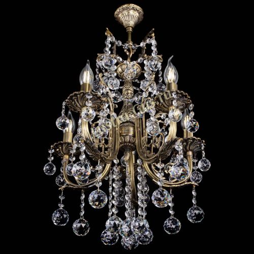 Люстра бронзовая Матильда №5/3 Шар в Сочи Гусь Хрустальный