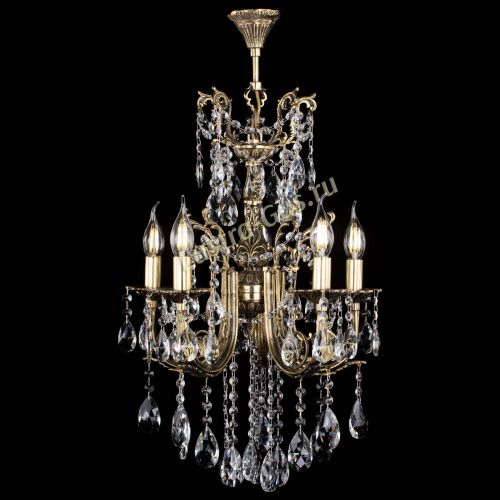 Люстра бронзовая Матильда №5/3 Журавлик в Сочи Гусь Хрустальный