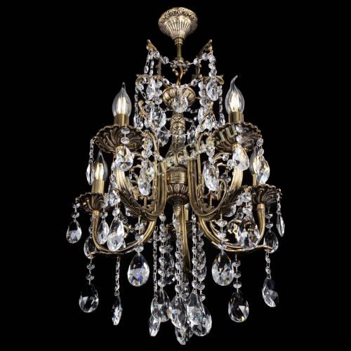 Люстра бронзовая Матильда №5/3 Журавлик в Сочи Гусь Хрустальный