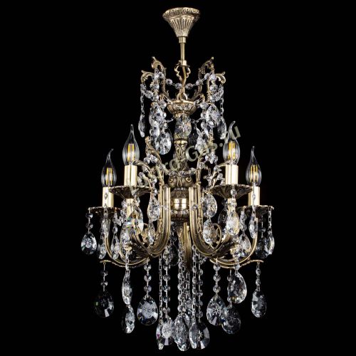 Люстра бронзовая Матильда №5/3 Звездочка в Сочи Гусь Хрустальный