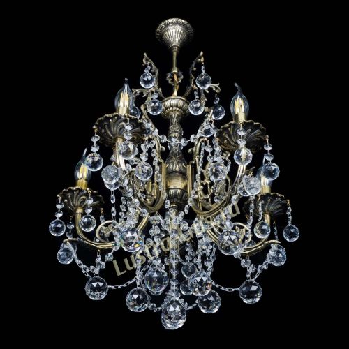 Люстра бронзовая Матильда №5 Шар в Сочи Гусь Хрустальный