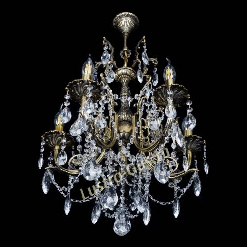 Люстра бронзовая Матильда №5 Журавлик в Сочи Гусь Хрустальный