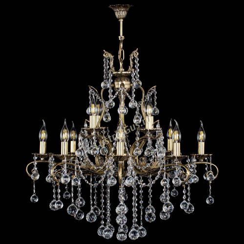 Люстра бронзовая Мелания №12/2 шар в Сочи Люстра бронзовая Мелания №12/2 шар в Сочи