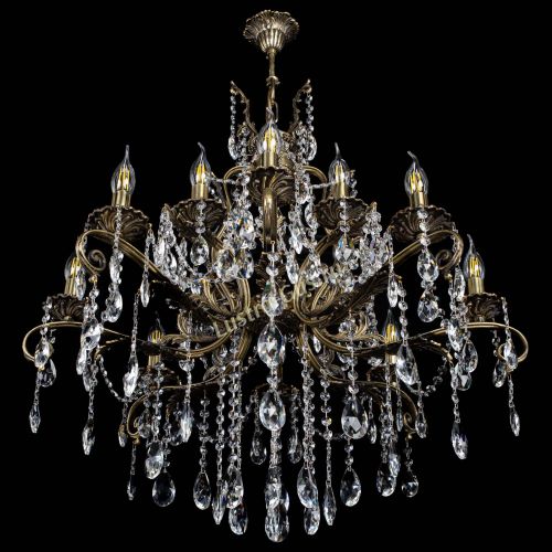 Люстра бронзовая Мелания №12/2 журавлик в Сочи Гусь Хрустальный