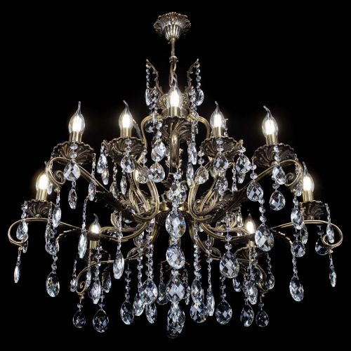 Люстра бронзовая Мелания №12/1 баден в Сочи Гусь Хрустальный