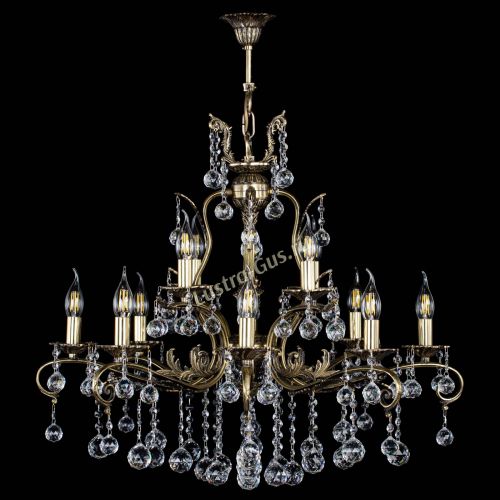 Люстра бронзовая Мелания №12/1 шар в Сочи Люстра бронзовая Мелания №12/1 шар в Сочи