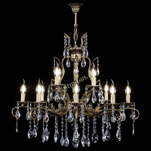 Люстра бронзовая Мелания №12/1 журавлик в Сочи Гусь Хрустальный