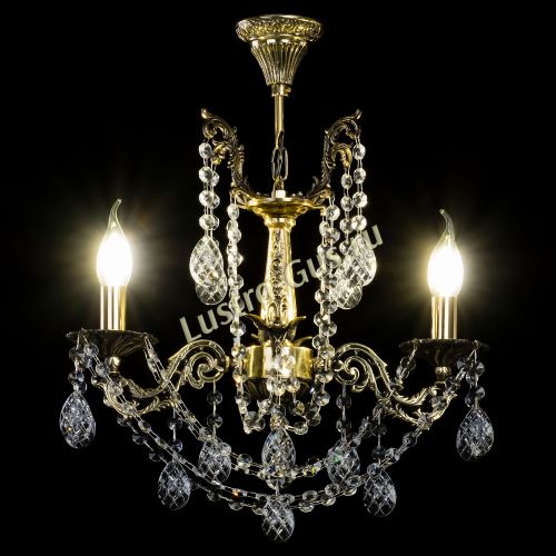 Люстра Мелания 2 лампы Баден в Сочи Гусь Хрустальный