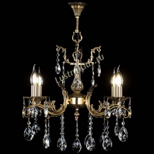 Люстра бронзовая Милана №4/2 баден в Сочи Гусь Хрустальный