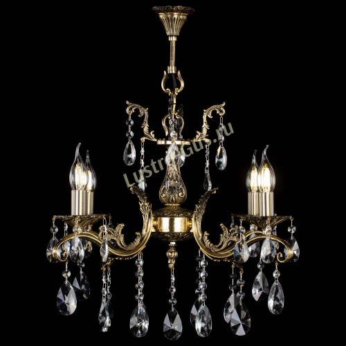 Люстра бронзовая Милана №4/2 лучик в Сочи Гусь Хрустальный