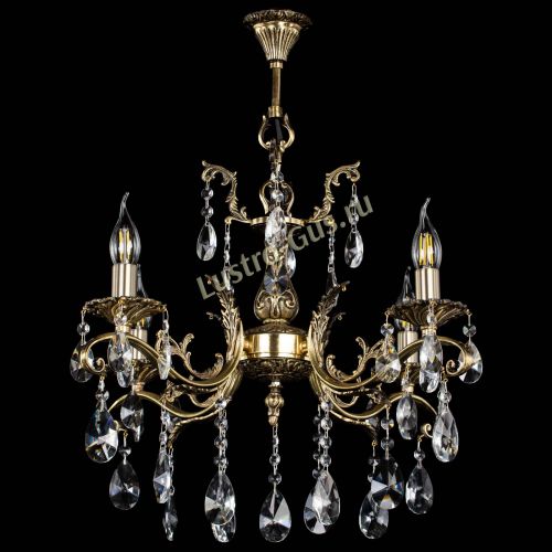 Люстра бронзовая Милана №4/2 лучик в Сочи Гусь Хрустальный