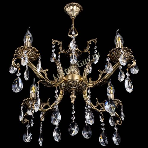 Люстра бронзовая Милана №4/2 лучик в Сочи Гусь Хрустальный