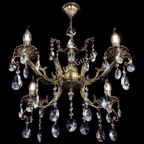 Люстра бронзовая Милана №4/2 лучик в Сочи Гусь Хрустальный