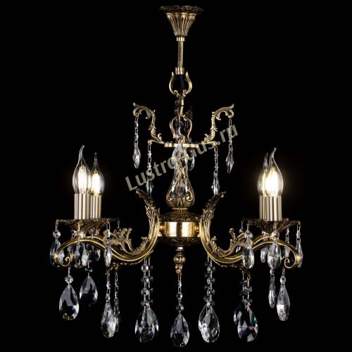 Люстра бронзовая Милана №4/2 журавлик в Сочи Гусь Хрустальный