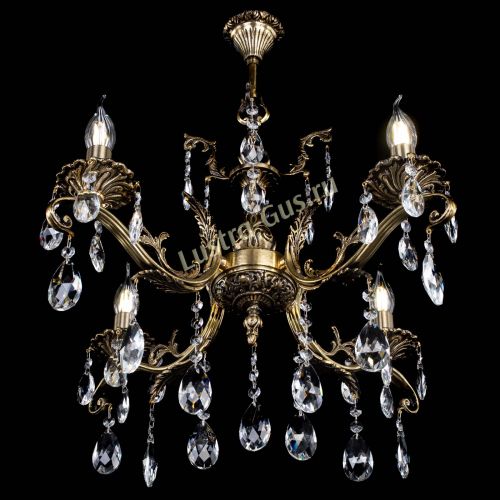 Люстра бронзовая Милана №4/2 журавлик в Сочи Гусь Хрустальный