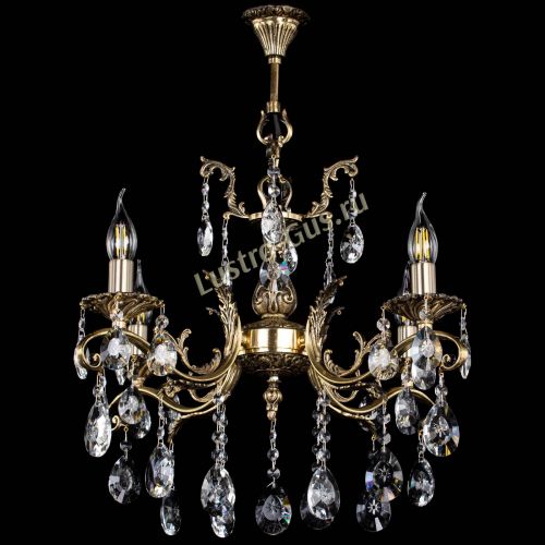 Люстра бронзовая Милана №4/2 звездочка в Сочи Гусь Хрустальный