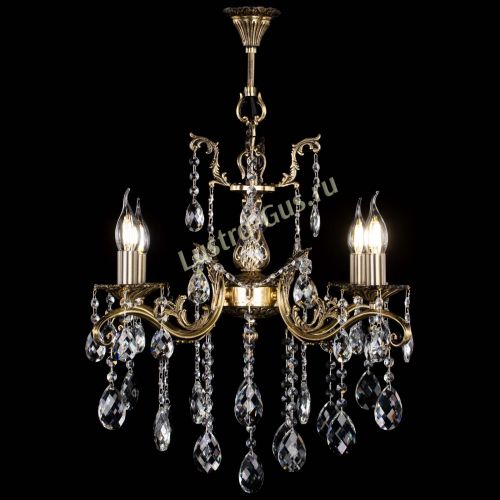 Люстра бронзовая Милана №4 баден в Сочи Гусь Хрустальный