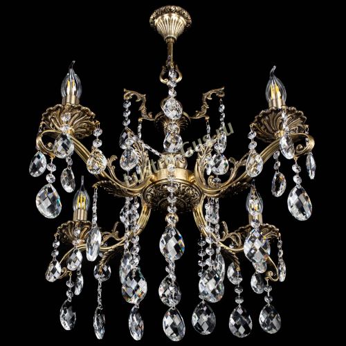 Люстра бронзовая Милана №4 баден в Сочи Гусь Хрустальный