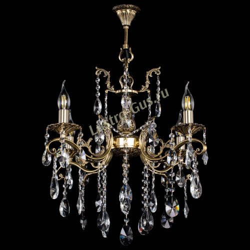 Люстра бронзовая Милана №4 лучик в Сочи Гусь Хрустальный