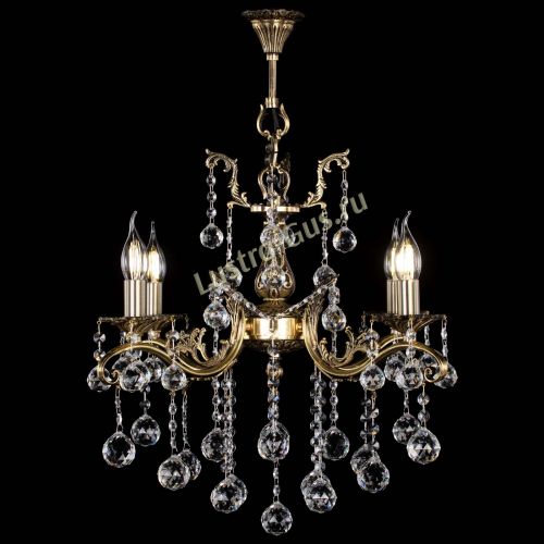 Люстра бронзовая Милана №4 шар в Сочи Гусь Хрустальный