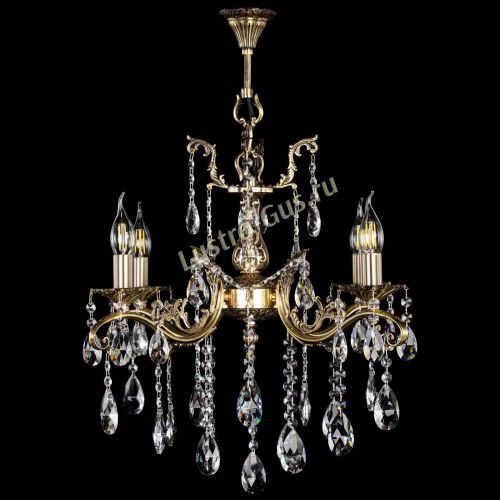 Люстра бронзовая Милана №4 журавлик в Сочи Гусь Хрустальный