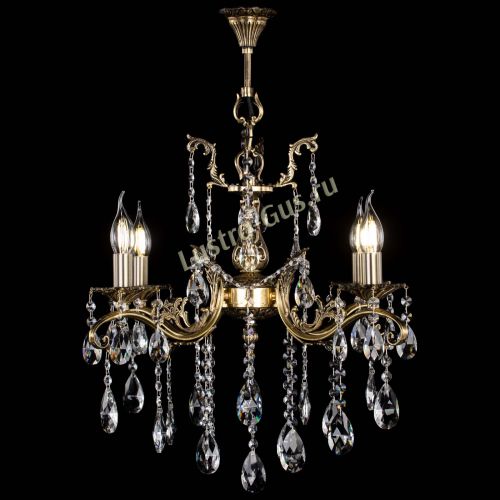 Люстра бронзовая Милана №4 журавлик в Сочи Гусь Хрустальный