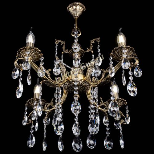 Люстра бронзовая Милана №4 журавлик в Сочи Гусь Хрустальный