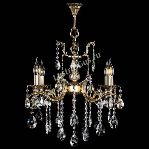 Люстра бронзовая Милана №4 звездочка в Сочи Гусь Хрустальный