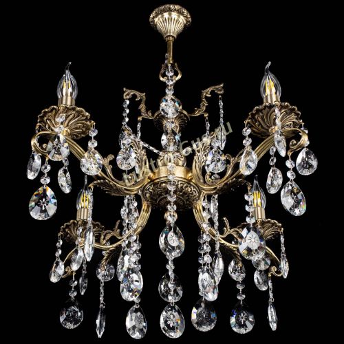 Люстра бронзовая Милана №4 звездочка в Сочи Гусь Хрустальный