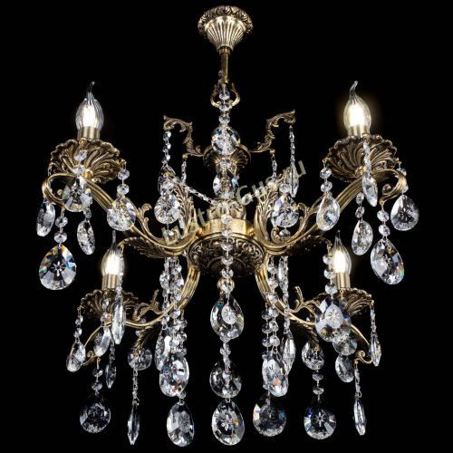 Люстра бронзовая Милана №4 звездочка в Сочи Гусь Хрустальный