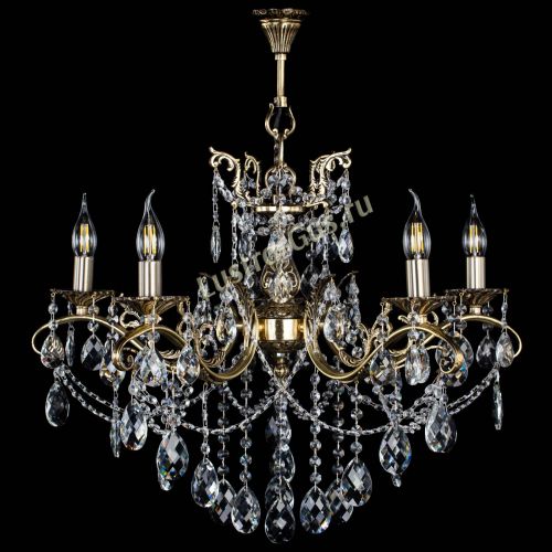 Люстра бронзовая Милана №5/1 баден в Сочи Гусь Хрустальный