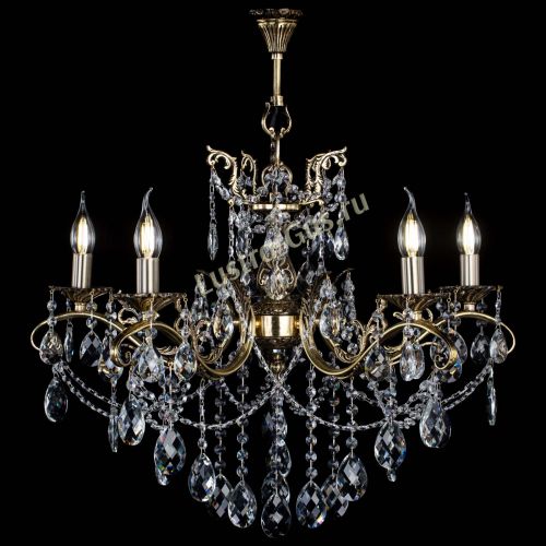 Люстра бронзовая Милана №5/1 баден в Сочи Гусь Хрустальный