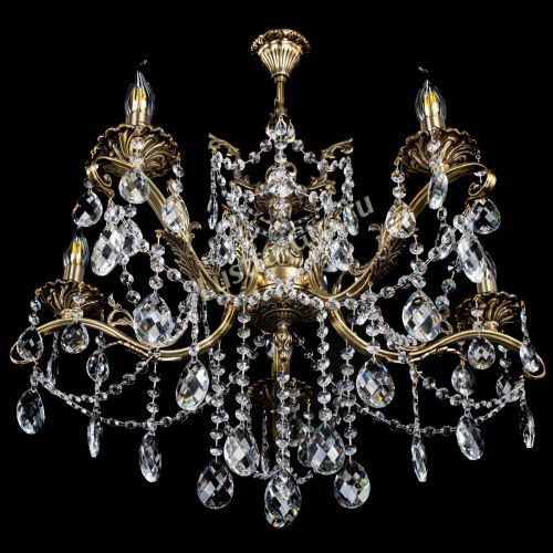 Люстра бронзовая Милана №5/1 баден в Сочи Гусь Хрустальный