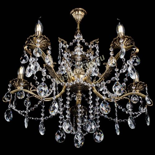 Люстра бронзовая Милана №5/1 баден в Сочи Гусь Хрустальный