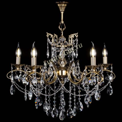 Люстра бронзовая Милана №5/1 звездочка в Сочи Гусь Хрустальный