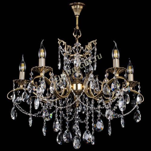 Люстра бронзовая Милана №5/1 звездочка в Сочи Гусь Хрустальный