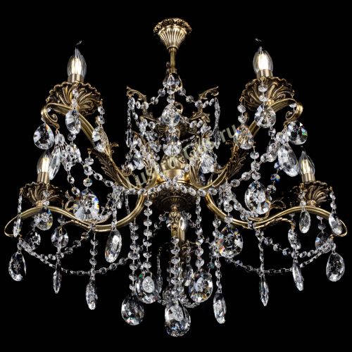 Люстра бронзовая Милана №5/1 звездочка в Сочи Гусь Хрустальный