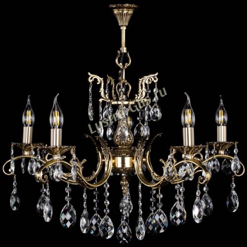 Люстра бронзовая Милана №5/2 баден в Сочи Гусь Хрустальный