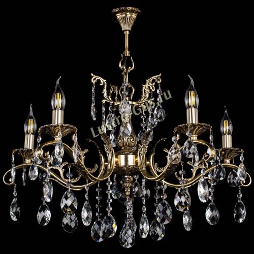 Люстра бронзовая Милана №5/2 баден в Сочи Гусь Хрустальный