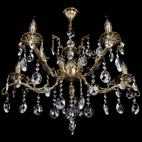 Люстра бронзовая Милана №5/2 баден в Сочи Гусь Хрустальный