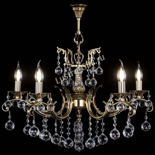 Люстра бронзовая Милана №5/2 шар в Сочи Гусь Хрустальный