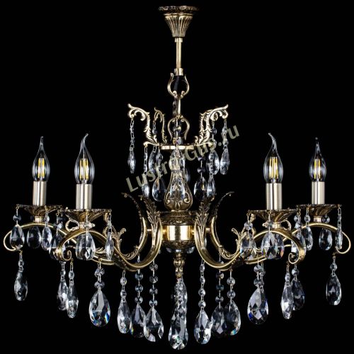 Люстра бронзовая Милана №5/2 журавлик в Сочи Гусь Хрустальный