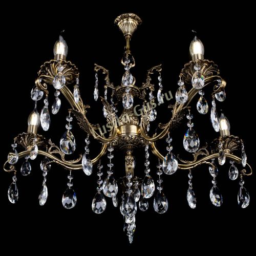 Люстра бронзовая Милана №5/2 журавлик в Сочи Гусь Хрустальный